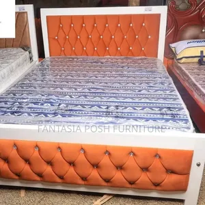 Orange 5 by 6 Mocket Bed + Free Delivery