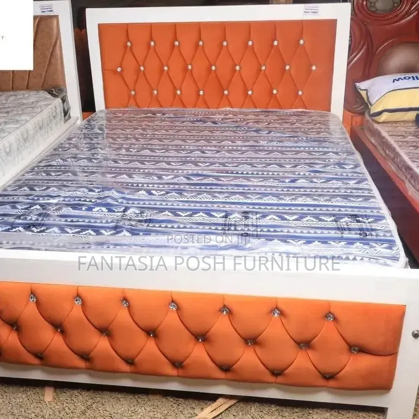 Orange 5 by 6 Mocket Bed + Free Delivery