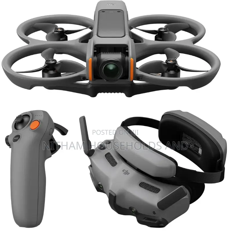 Dji Avata 2 Flycombo (3 Battery), FPV Drones With Camera for Adults