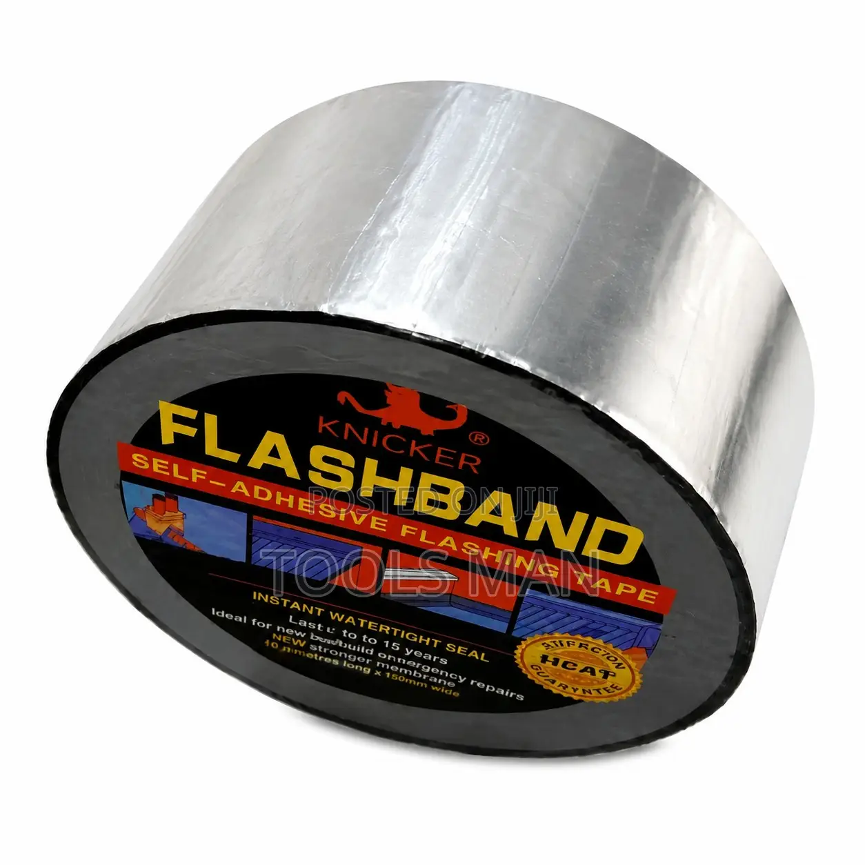 3 Inch X10m Self-Adhesive Flashing Tape Roof Repair.Bitumen Flash-Band