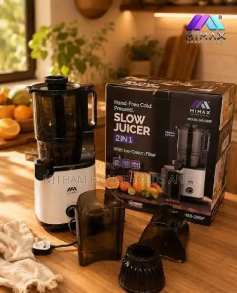 Mimax Mx 2825p Slow Juicer 2 in 1