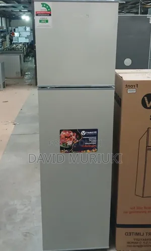 Silver Volsmart 172litres Double Door Refrigerator.
