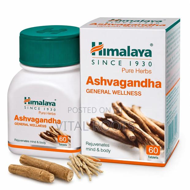 Himalaya Ashvagandha – 60 Tablets (Stress Relief Energy Booster)