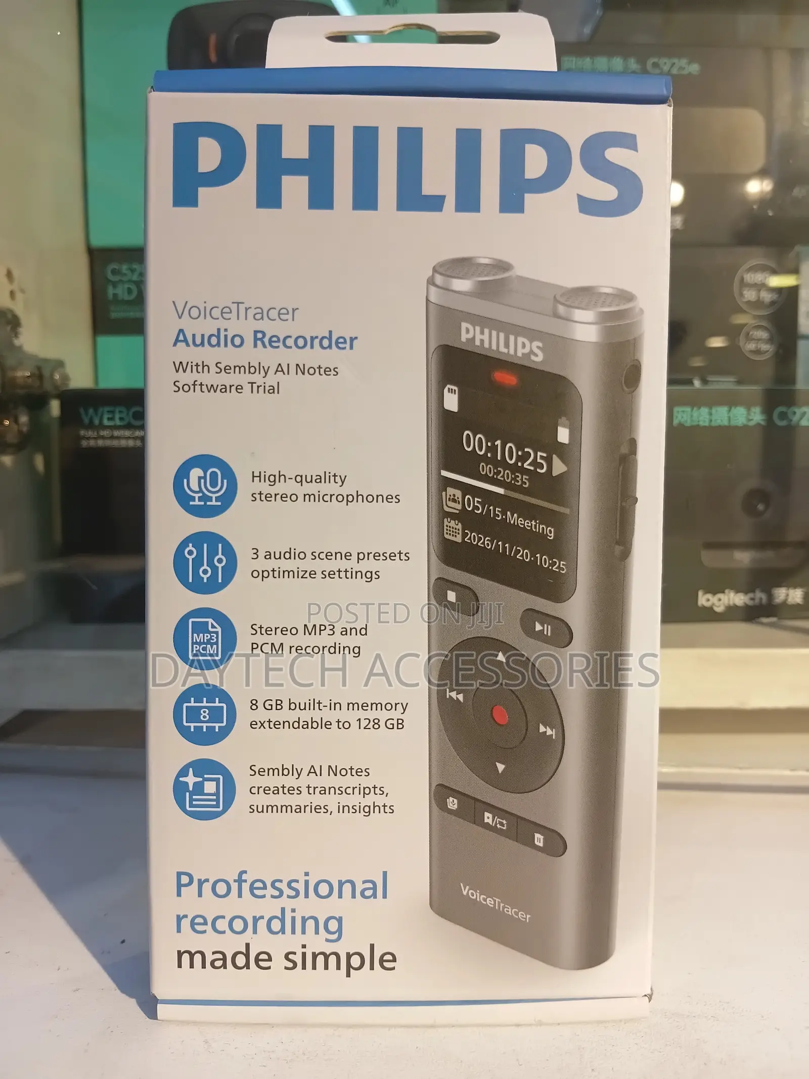 Philips Voicetracer Dvt2075 Audio Recorder.
