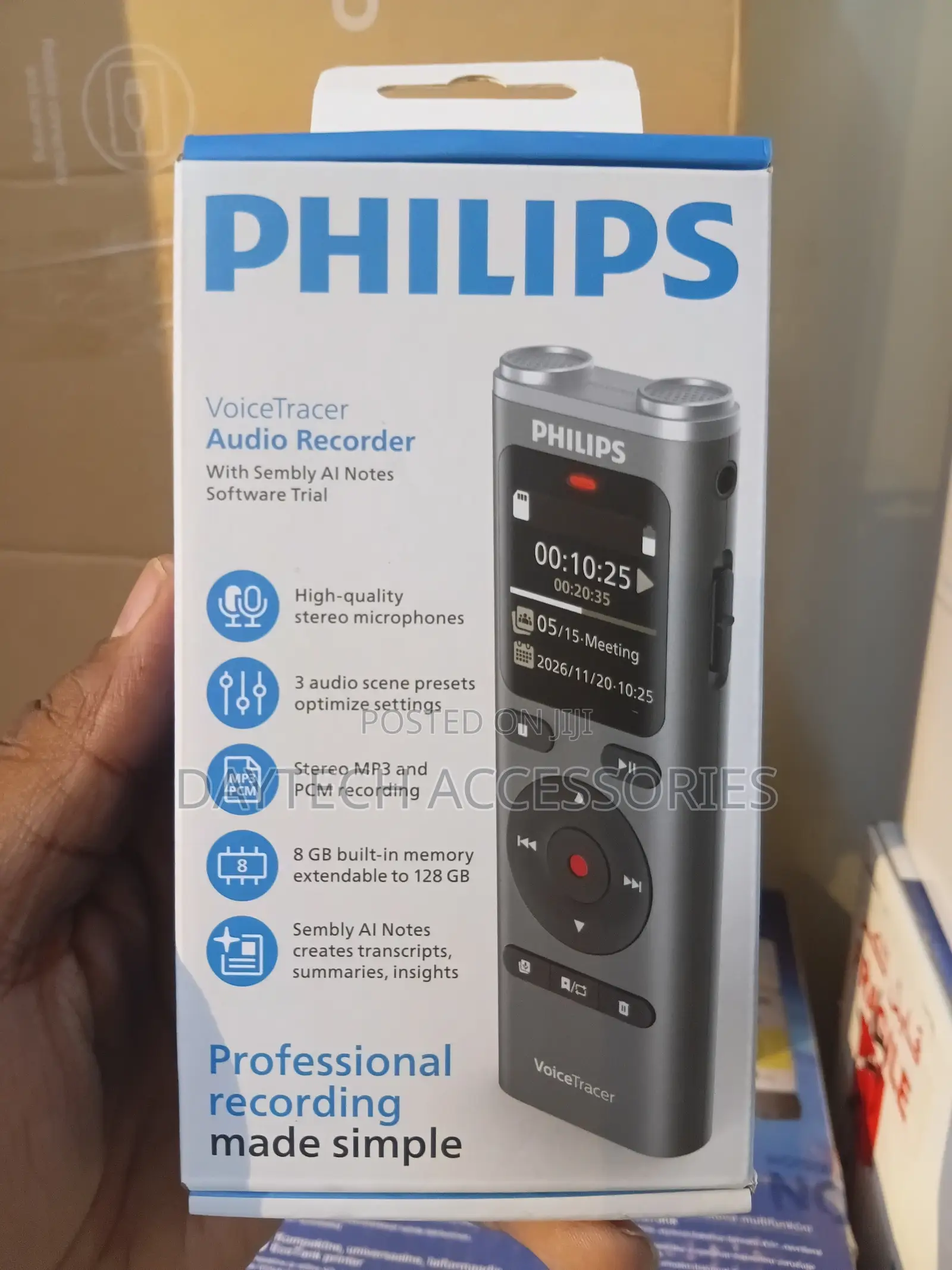 Philips Voicetracer Dvt2075 Audio Recorder.