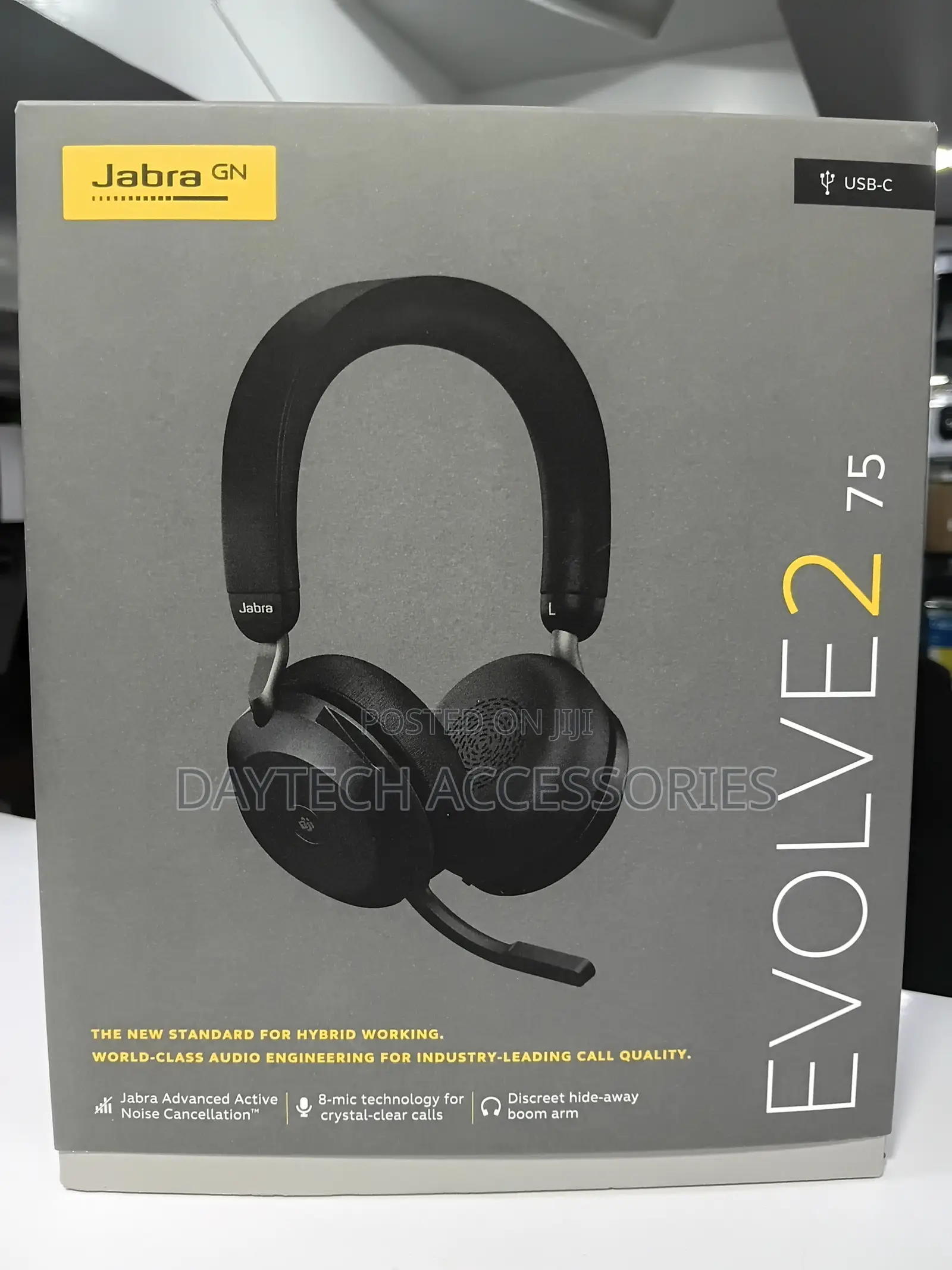 Jabra Evolve2 75 Headset Usb-C Uc