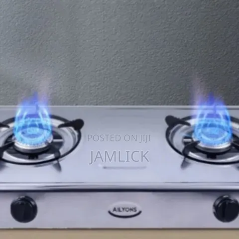 Ailyons Stainless Steel Double Burner Gas Cooker - Db