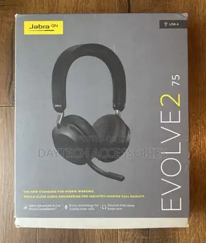 Jabra Evolve2 75 Wireless on-Ear Stereo Headset - Usb-C