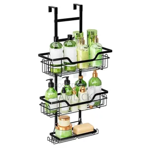 Detachable 3-Layer Over-the-Door Bathroom Shower Caddy - Pm