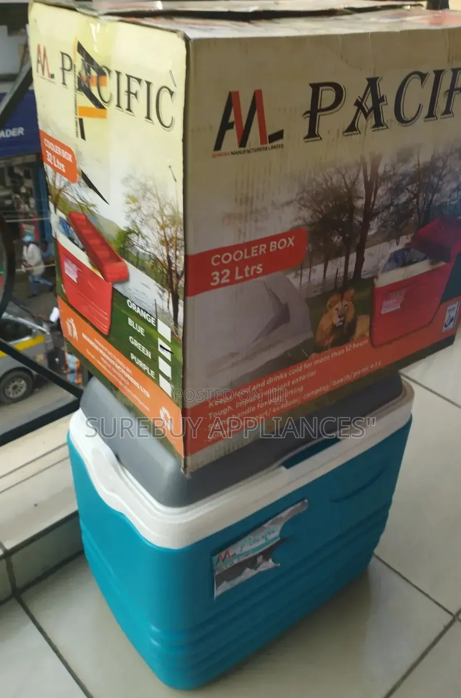 Pacific 32l Insulated Cooler Box