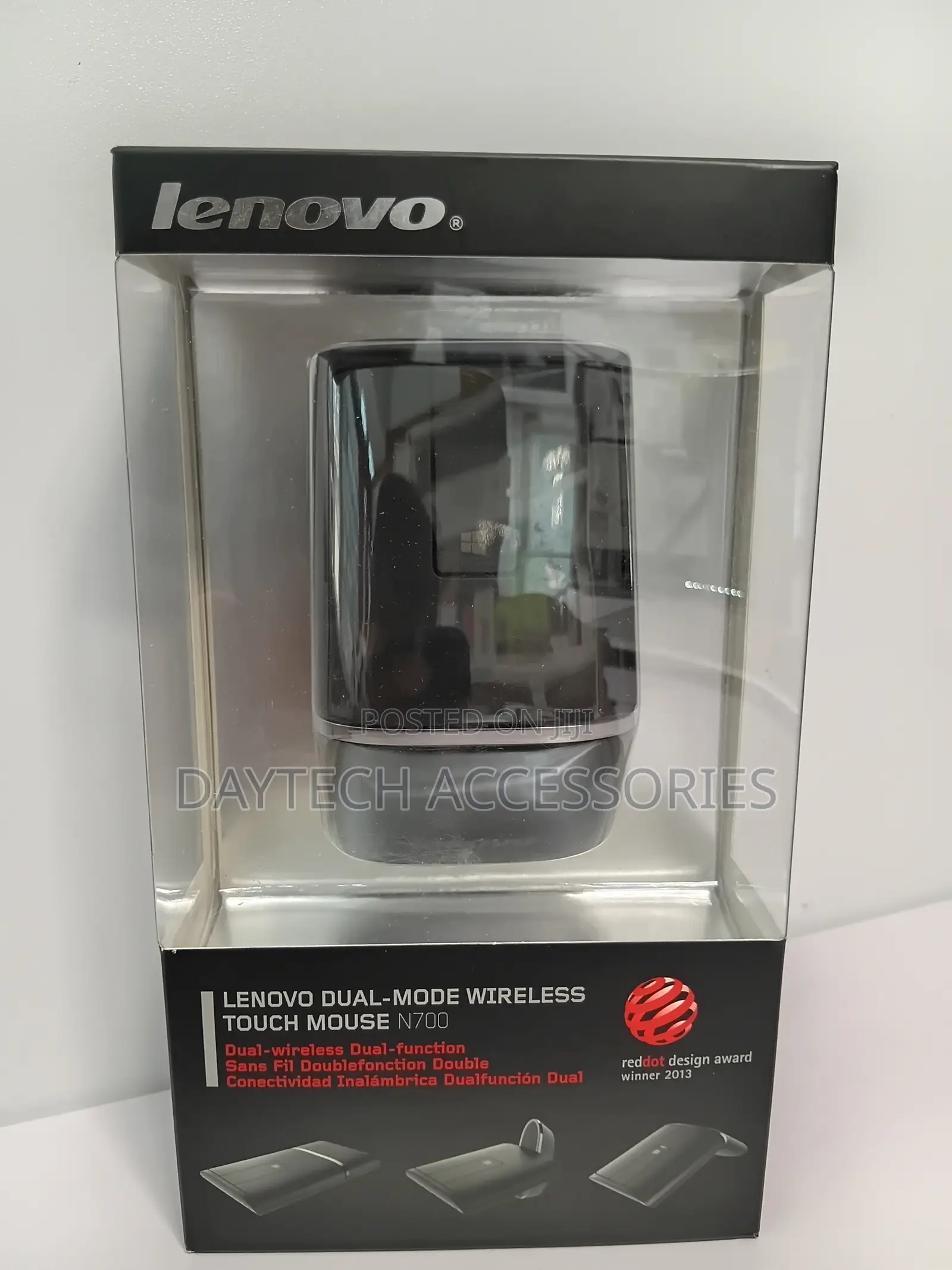 Lenovo N700 Wireless and Bluetooth Mouse - Black