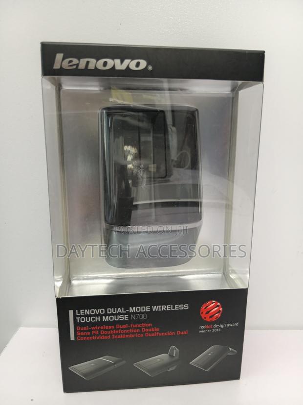 Lenovo N700 Wireless and Bluetooth Mouse - Black - thumbnail 2