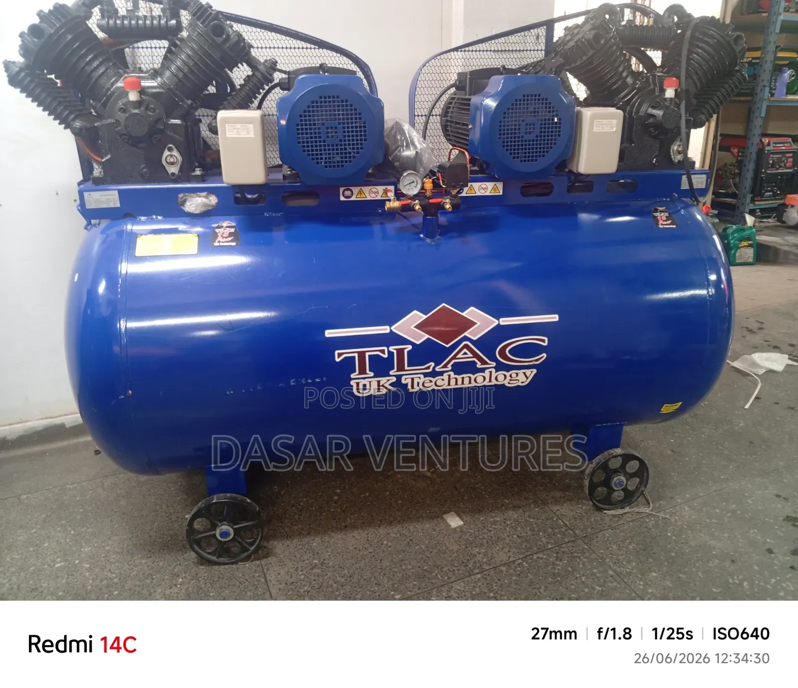 1000l Air Compressor - Tlac Uk Brand