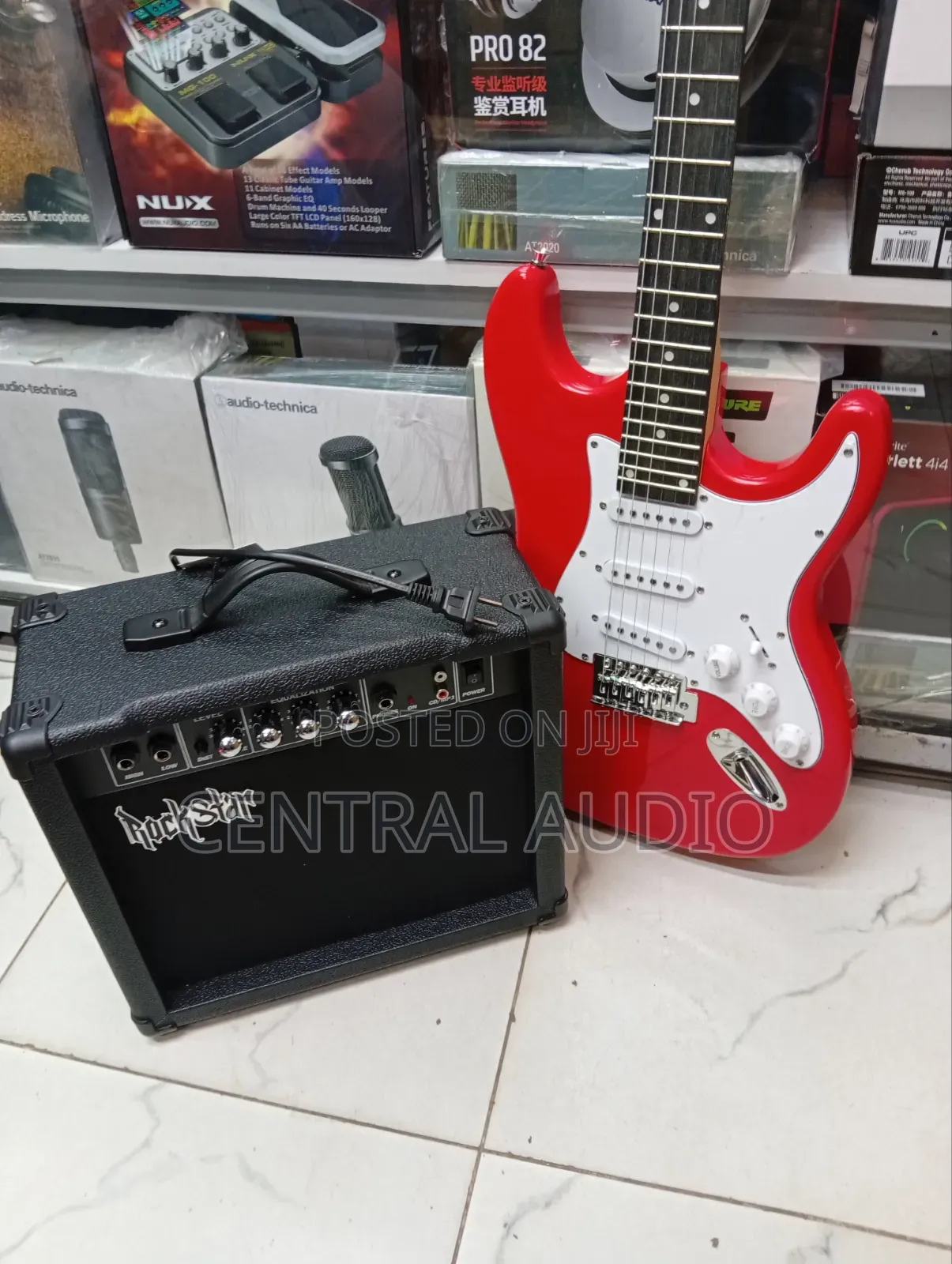 Fender Solo Guitar(24frets)+Xy15 Solo Combo
