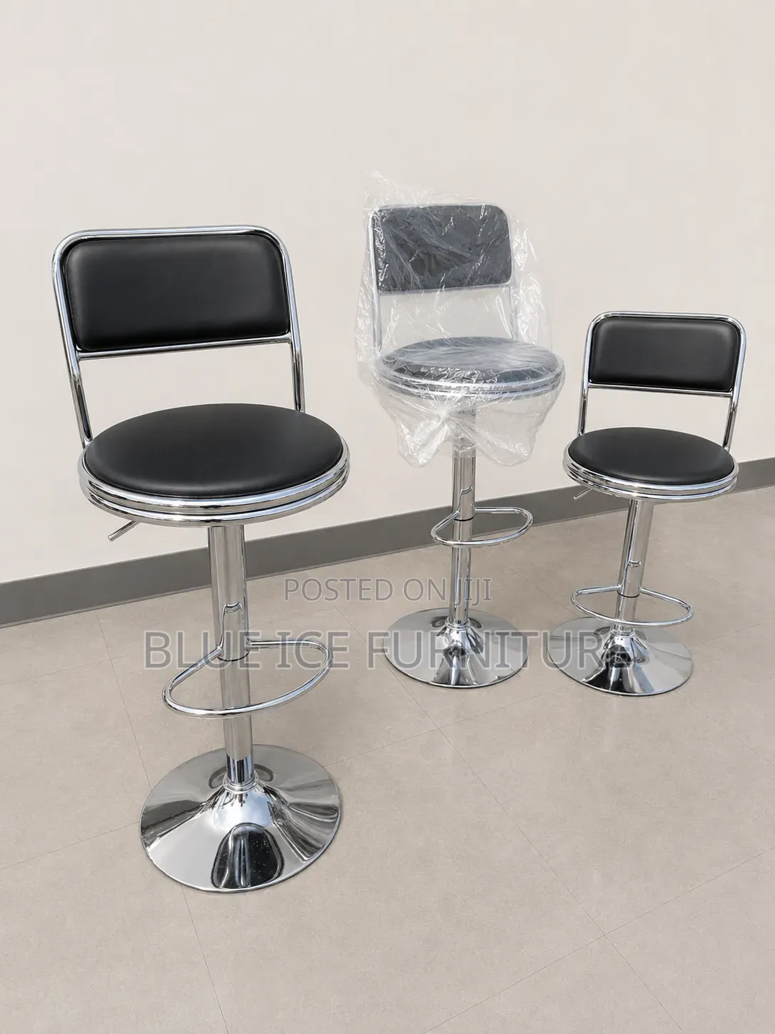 High Back Adjustable Stool