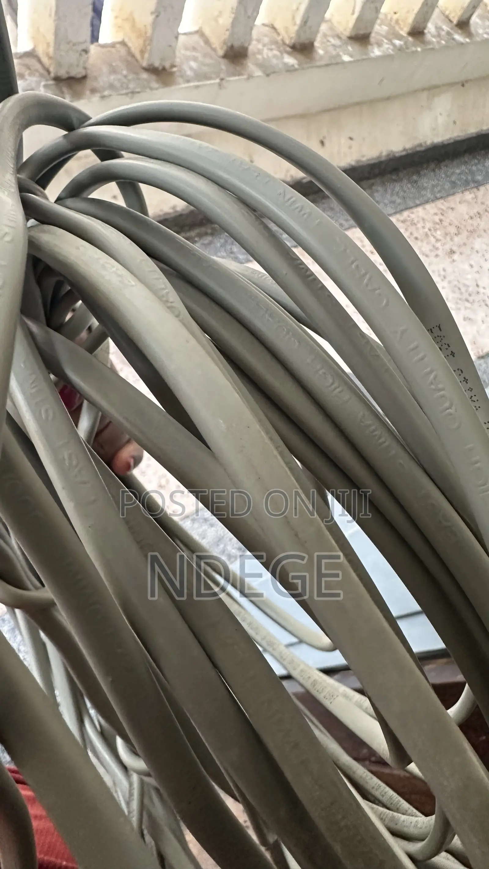 20m Twin Flat Electrical Cable 2 × 1.0mm2 – Good Condition