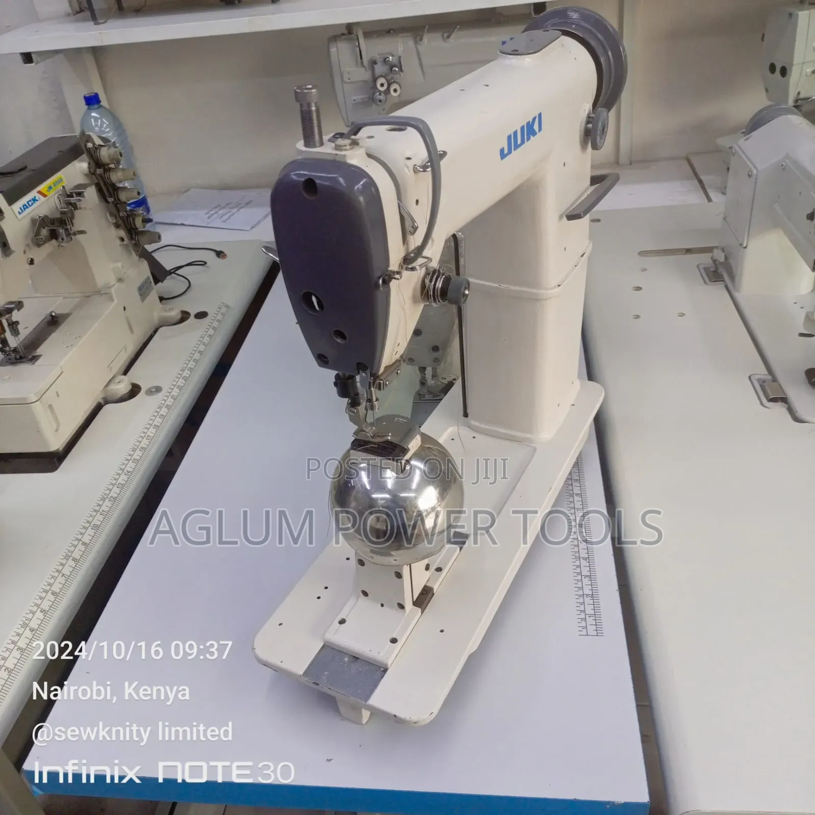 Juki Postbed Sewing Machine for Wigs, Shoes and Caps