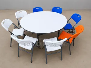 8 Seater Foldable Table and Chair Set -Strong-Durable