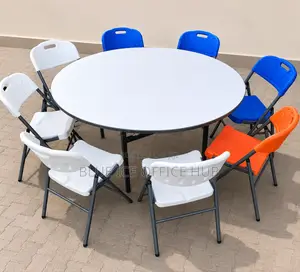 8 Seater Foldable Table and Chair Set -Strong-Durable