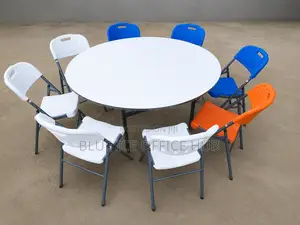 8 Seater Foldable Table and Chair Set -Strong-Durable