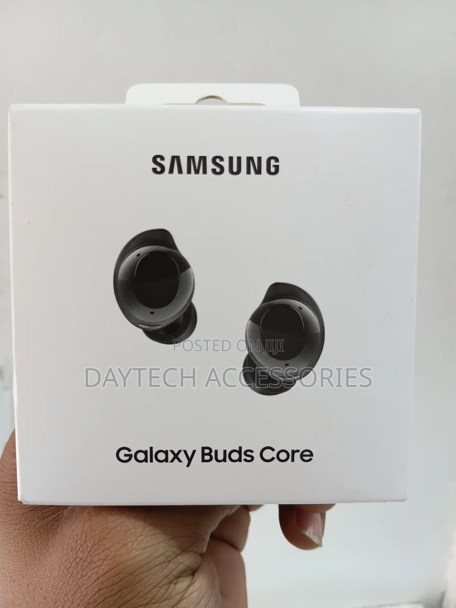 Samsung Galaxy Buds Core True Wireless Bluetooth Earbuds in Black.