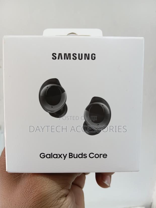 Samsung Galaxy Buds Core True Wireless Bluetooth Earbuds in Black.