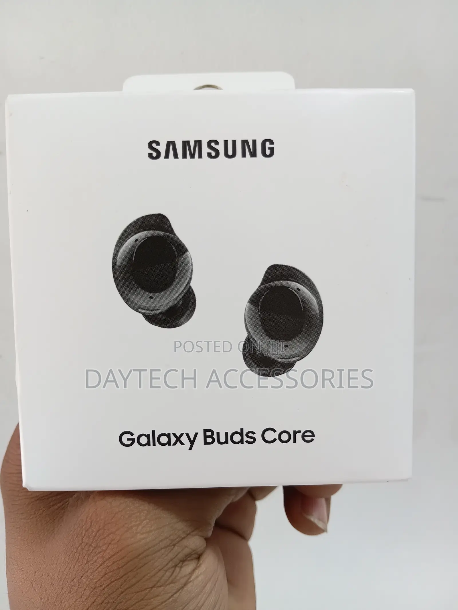 Samsung Galaxy Buds Core True Wireless Bluetooth Earbuds in Black.