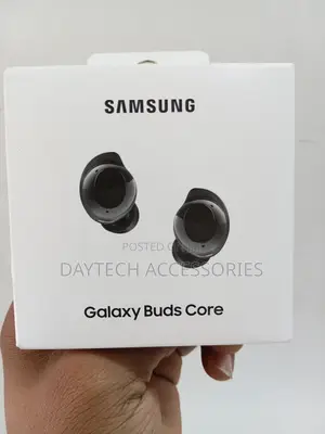 Samsung Galaxy Buds Core True Wireless Bluetooth Earbuds in Black.