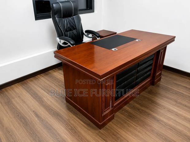 Office Desk -Heavy Duty Mahogany - main view