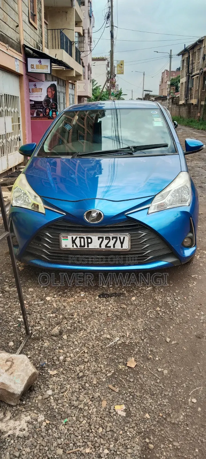 Toyota Vitz 2017 Blue