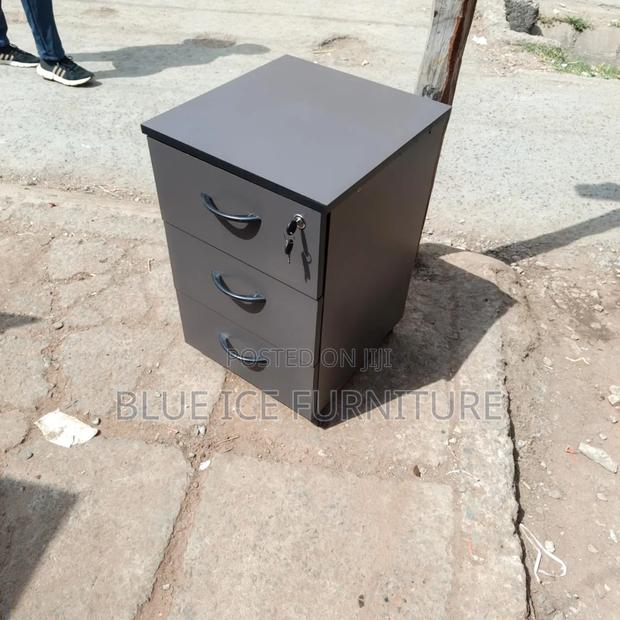 Modern Lockable Mobile Pedestal Drawer Side Bed Storage Unit - main view