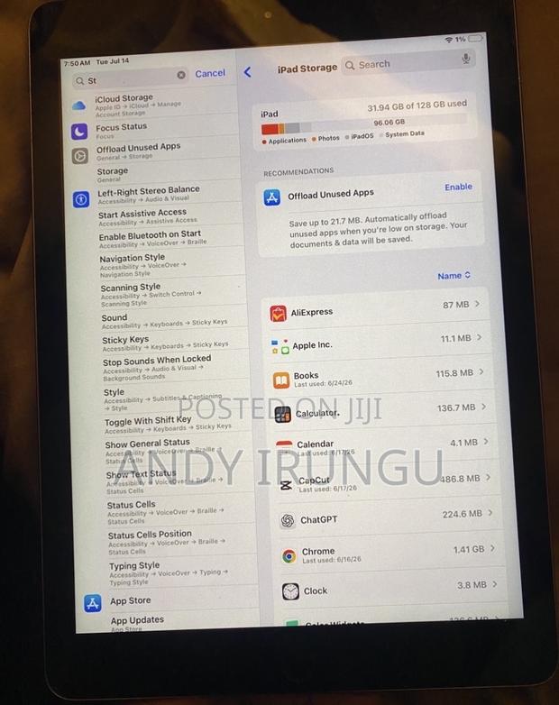 Apple iPad 9.7 128 GB Gray - thumbnail 3