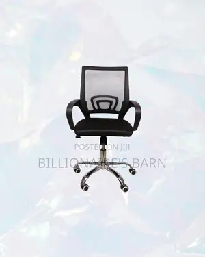 Practical Secretarial Mesh Office Chair Ergonomic Design for Desk Use