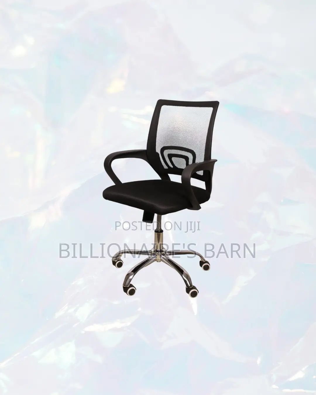 Practical Secretarial Mesh Office Chair Ergonomic Design for Desk Use