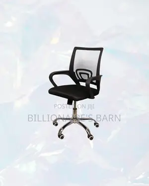 Practical Secretarial Mesh Office Chair Ergonomic Design for Desk Use