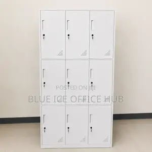 Heavy Duty 9 Door Storing Cabinet With Door Locks