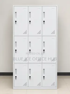 Heavy Duty 9 Door Storing Cabinet With Door Locks