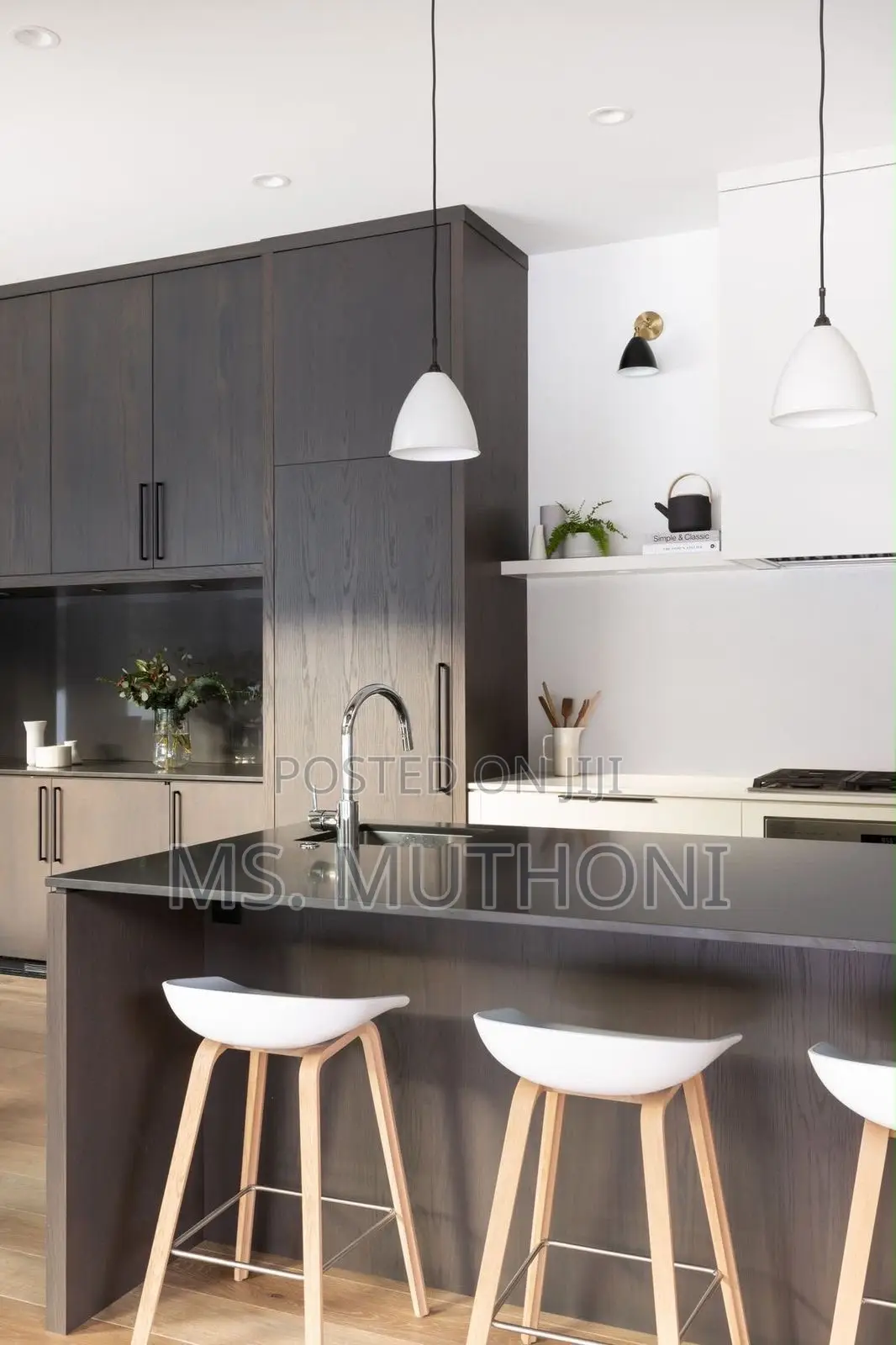 Aesthetic Modern Minimalism Bar Stool