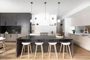 Minimalist Contour Scoop Bar Stools
