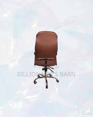 Practical Ergonomic Executive Leather Chair High Back for Desk Use