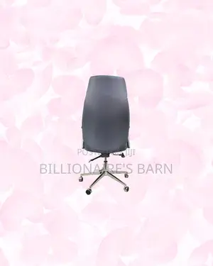 Grey Executive Leather Chair High Back for Fast Paced Workdays