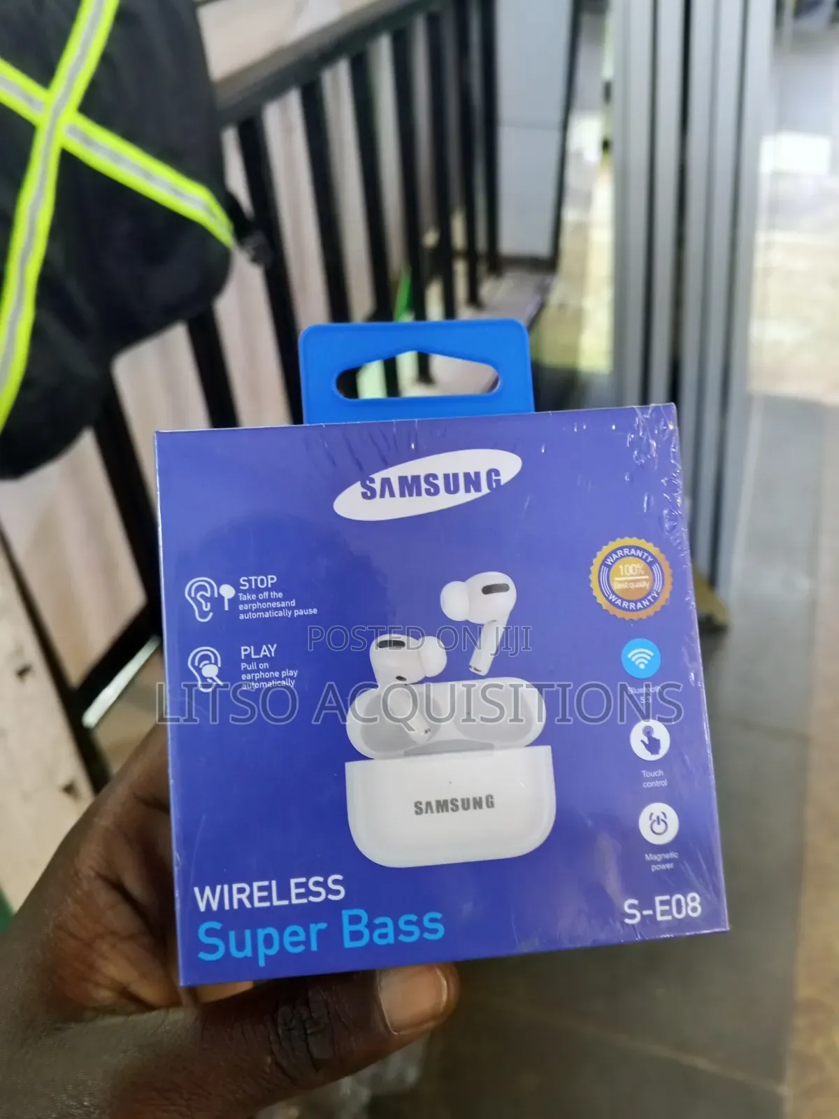 S-E08 Wireless Bluetooth Earbuds – Super Bass Touch Control