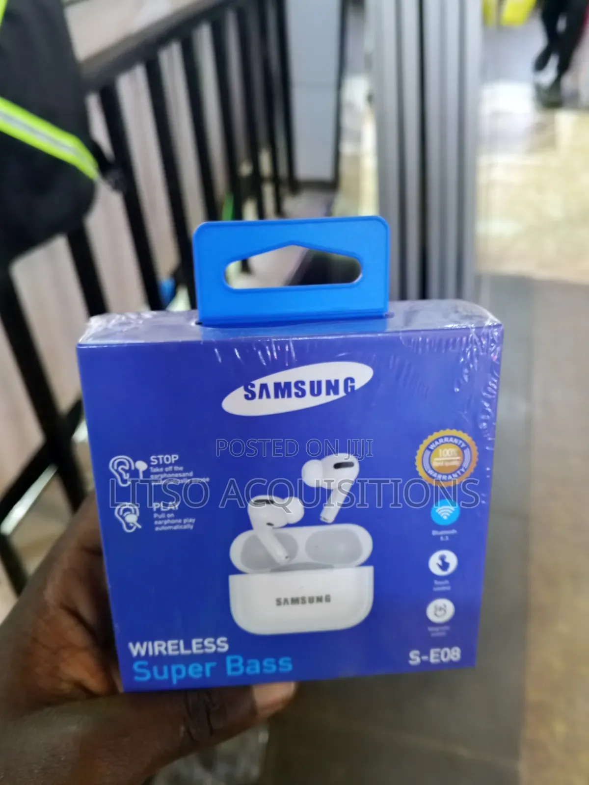 S-E08 Wireless Bluetooth Earbuds – Super Bass Touch Control