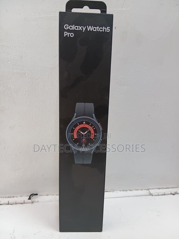 Samsung Galaxy Watch 5 Pro Titanium Smartwatch Black 45mm GPS - thumbnail 3