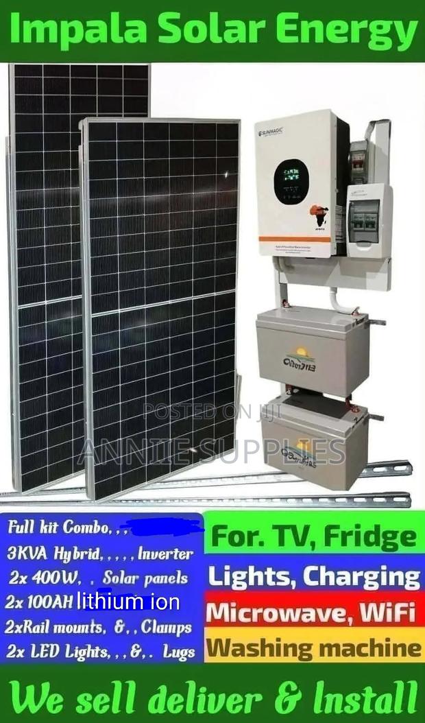 3.2kva Full Kit Solar Lithium System - main view