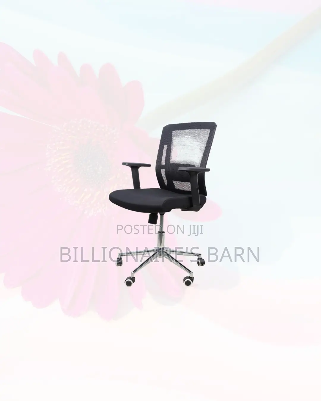 Practical Barn Origin Chair Mid Back Chrome for Gaming and Desk Use