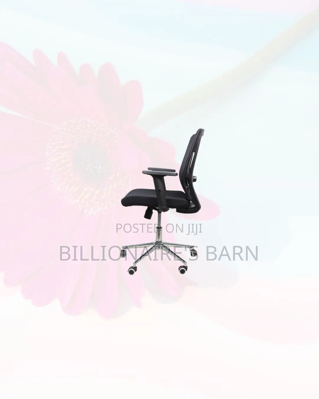 Practical Barn Origin Chair Mid Back Chrome for Gaming and Desk Use