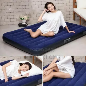 Intex 4×6 Inflatable Air Mattress With Free Electric Pump