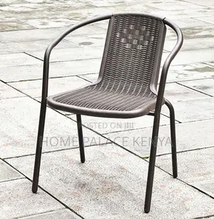 Outdoor Chair: Iron Cane Waterproof Balcony Chair