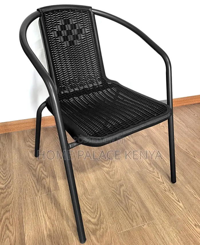 Outdoor Chair: Iron Cane Waterproof Balcony Chair
